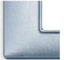 Plate 1M metal metallized blue