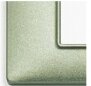 Plate 4M metal metallized green