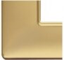 Plate 8M (2+2+2+2) 71mm matt gold