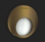 LED светильник MUNA Накладной 14V DC Стар. золото Зеленый 02-111-44