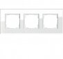 Устан рамка 3 мест Esprit Белое стекло